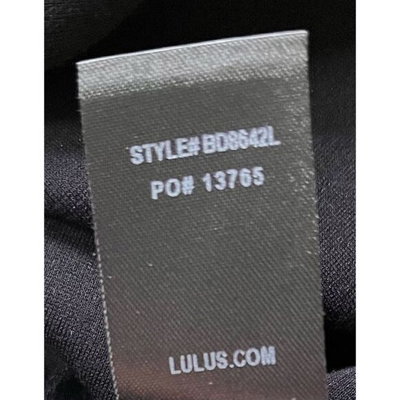 Lulus Be Me Black Sleeveless Bodycon Dress, Size Medium - Picture 14 of 14